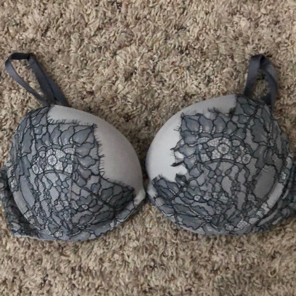 Victoria Secret Very Sexy Push Up Bra Black/Grey